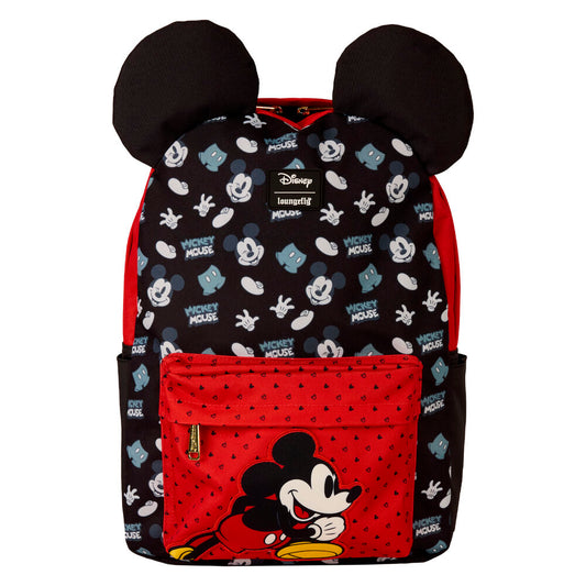 mickey disney loungefly nylon backpack 43cm