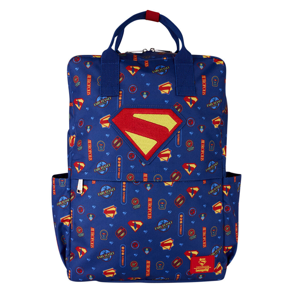 superman marvel loungefly nylon backpack 43cm