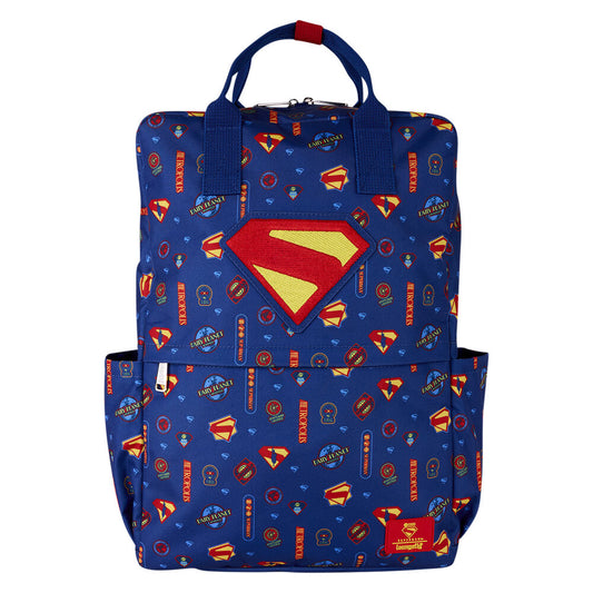 superman marvel loungefly nylon backpack 43cm