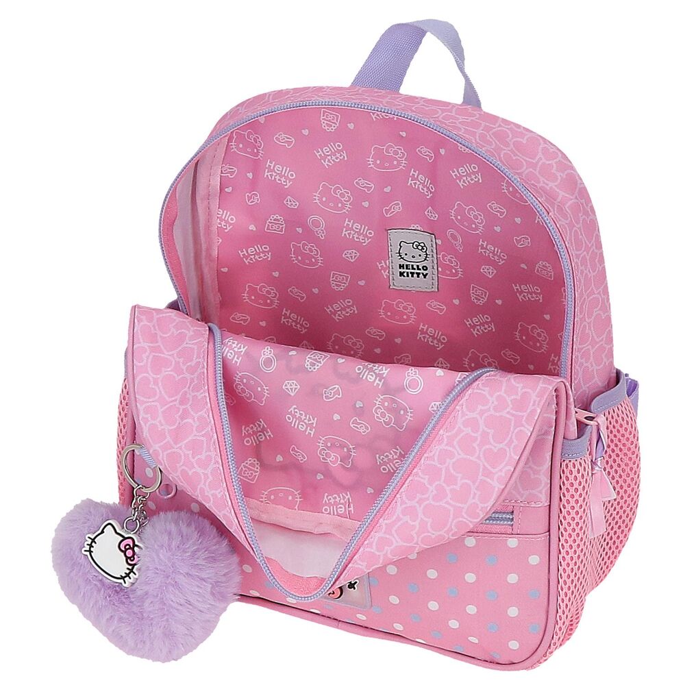 Hearts & Backpack Dots Hello Kitty 25cm adaptable