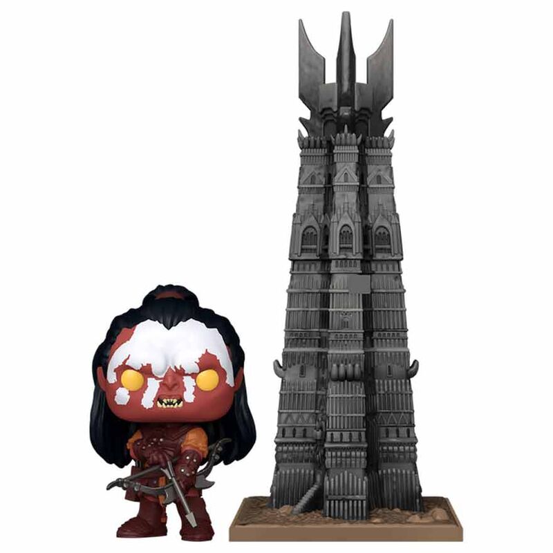 pop town lord of the rings lurtz with orthanc figure