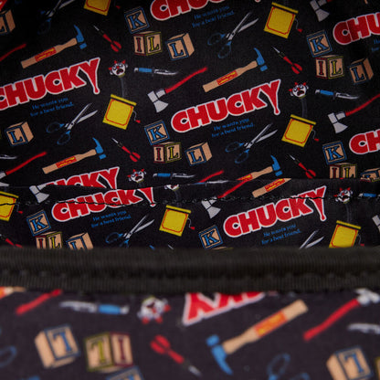 Mochila Chucky Loungefly de 26 cm