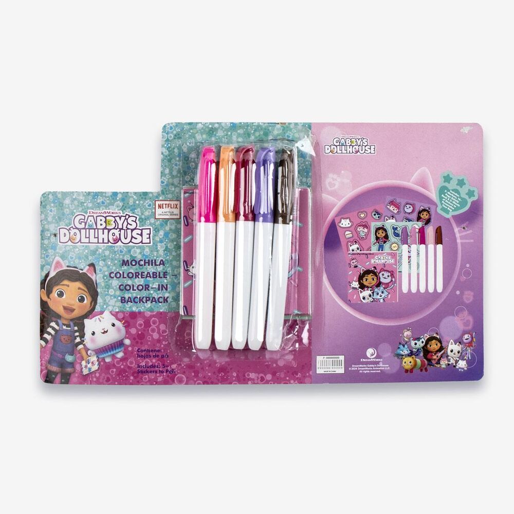 Gabby's Dollhouse DIY Backpack Set