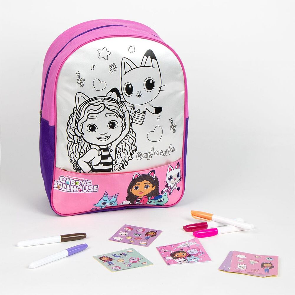 Gabby's Dollhouse DIY Backpack Set