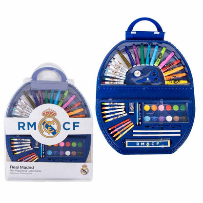 real madrid colorable stationery set  50 pieces