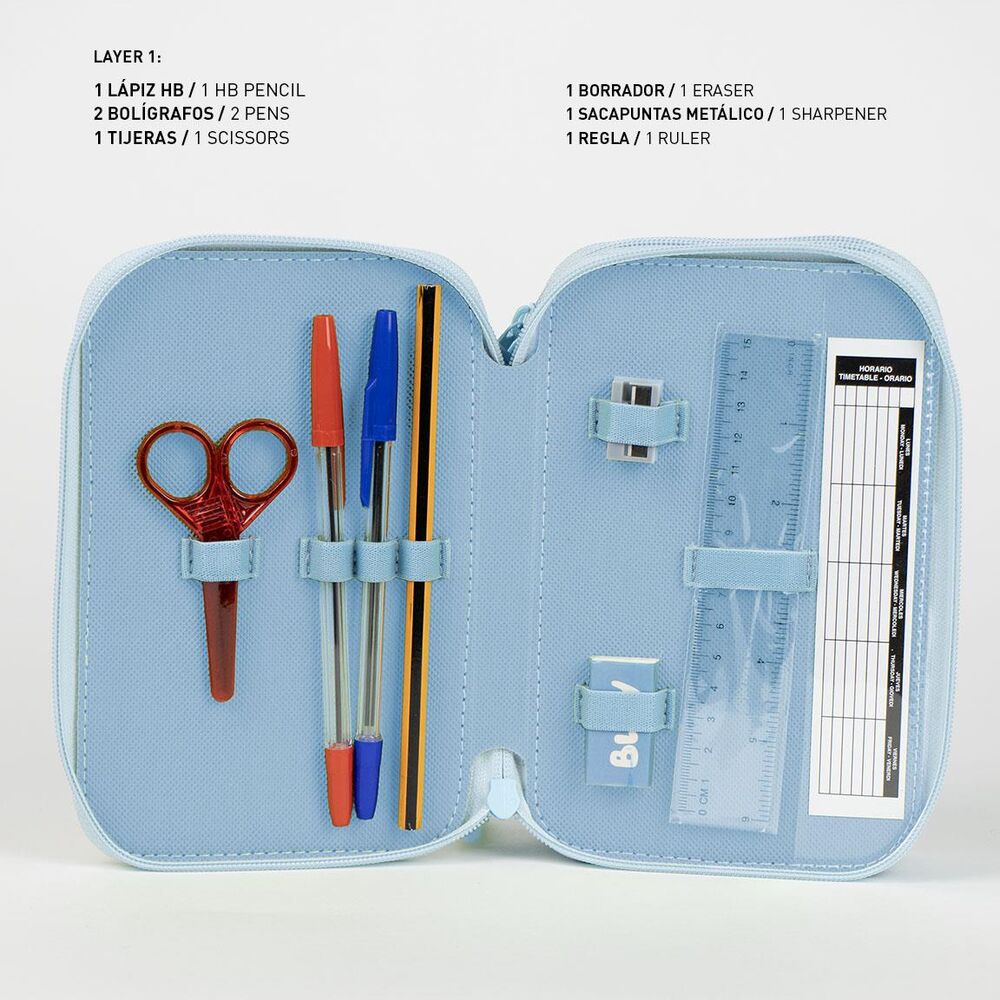 Bluey Triple Pencil Case