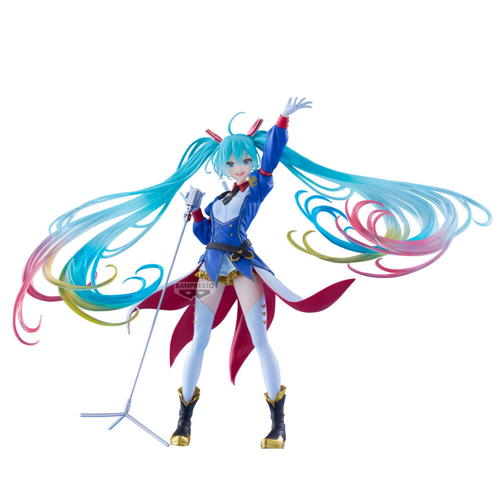banpresto evolve gundam collaboration miku 45th anniversary gundam x hatsune miku figure 21cm