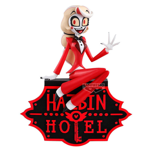 charlie morningstar figure ver a monitor top figure hazbin hotel 14cm