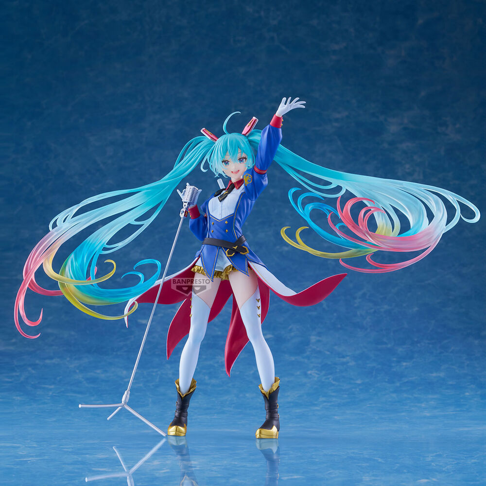Banpresto Evolve Gundam Collaboration Miku 45th Anniversary Gundam x Hatsune Miku Figure 21cm