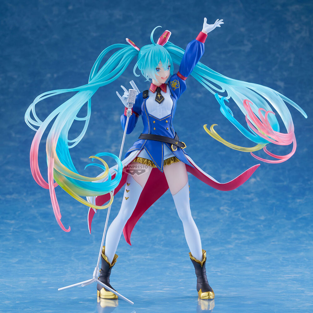 Banpresto Evolve Gundam Collaboration Miku 45th Anniversary Gundam x Hatsune Miku Figure 21cm