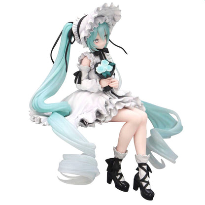 Statuetta ferma spaghetti stile bambola vintage Hatsune Miku 15cm