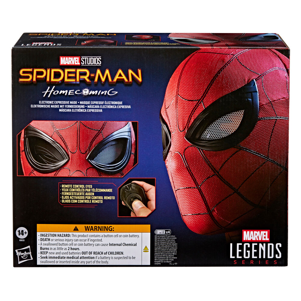 Maska elektroniczna Spider Man: Homecoming Seria Marvel Legends