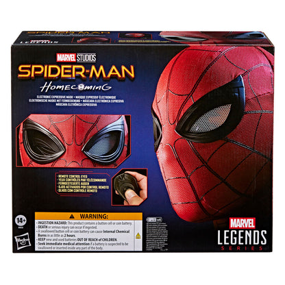 Maska elektroniczna Spider Man: Homecoming Seria Marvel Legends