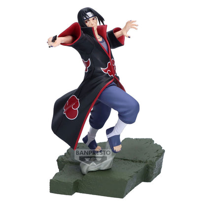 Figura de Itachi Uchiha em Batalha Combinada de Naruto Shippuden 16cm