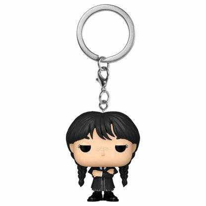 wednesday addams pocket pop keychain
