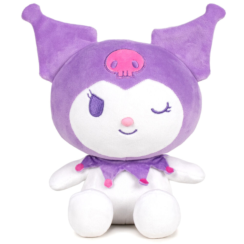 kuromi lilac hello kitty plush toy 22cm