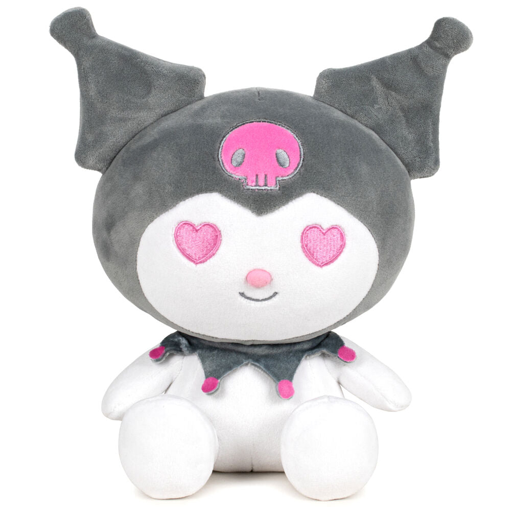 kuromi gray hello kitty plush 16cm
