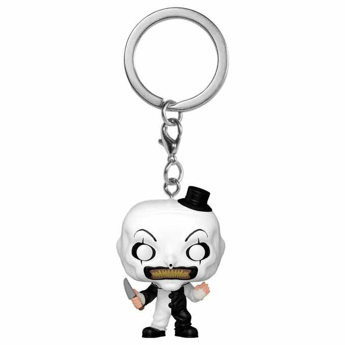 pocket pop terrifier art the clown keychain