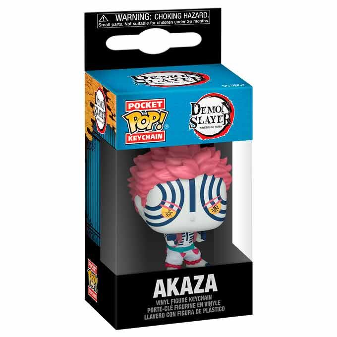 Portachiavi Pocket POP Demon Slayer Kimetsu no Yaiba Akaza Portachiavi