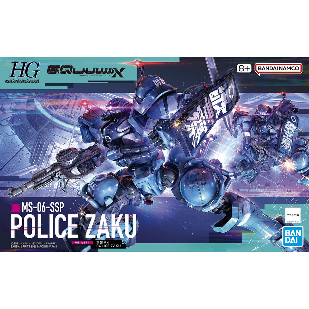 figure police zaku mobile suit gundam gquuuuuux