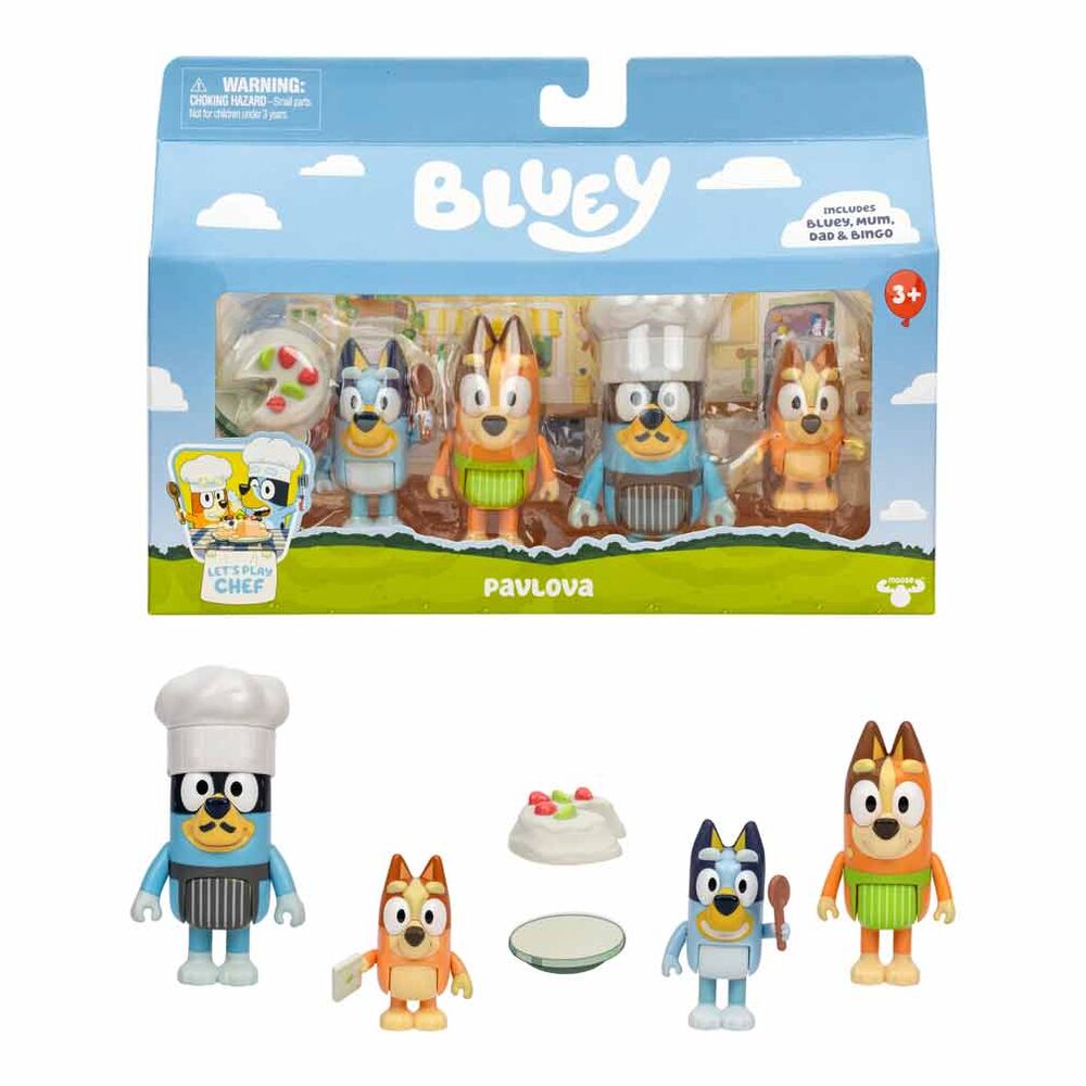 blister 4 figures lets play chet bluey