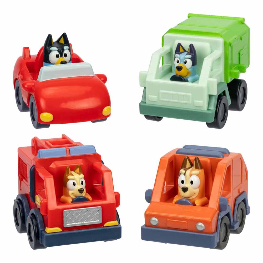 bluey mini racing vehicles assortment