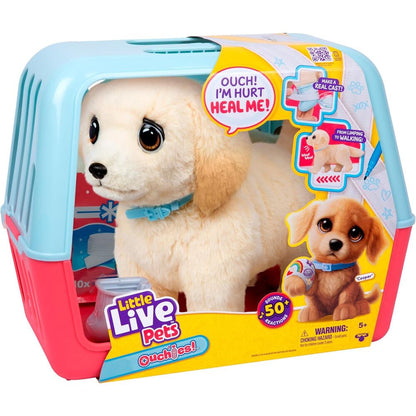 cooper the retriever ouchies dog plush toy little live pets