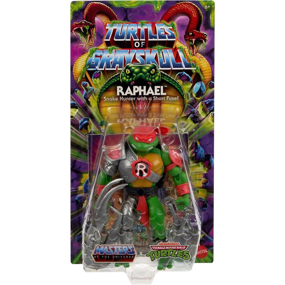 Figurka Rafaela Żółwie z Grayskull Władcy Wszechświata 14 cm