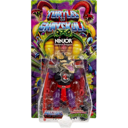 Zmutowane Żółwie Ninjor z Grayskull Masters of the Universe Figurka 14 cm