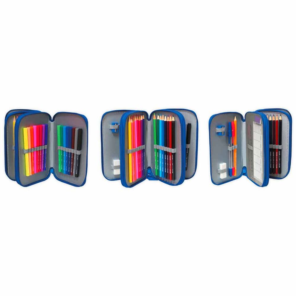 Atletico de Madrid triple pencil case