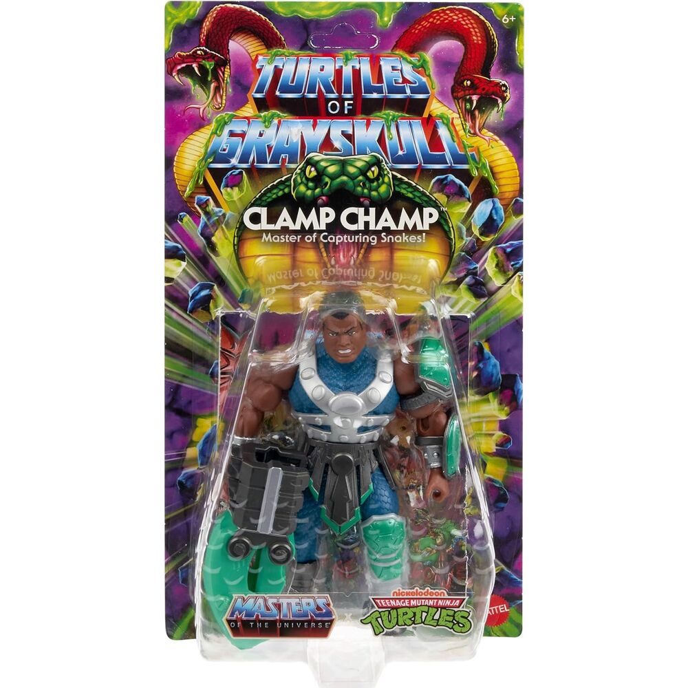 Figurka Clamp Champ Żółwie z Grayskull Władcy Wszechświata 14 cm