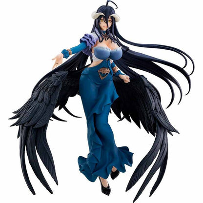 parade pop up figure albedo jet black dress overlord 25cm