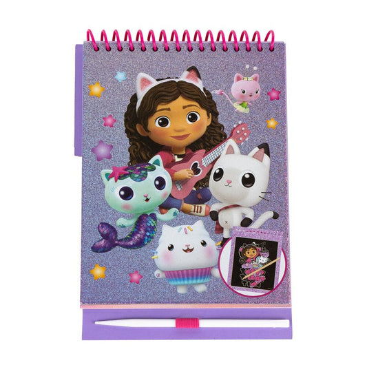 gabby's dollhouse scratch stationery set