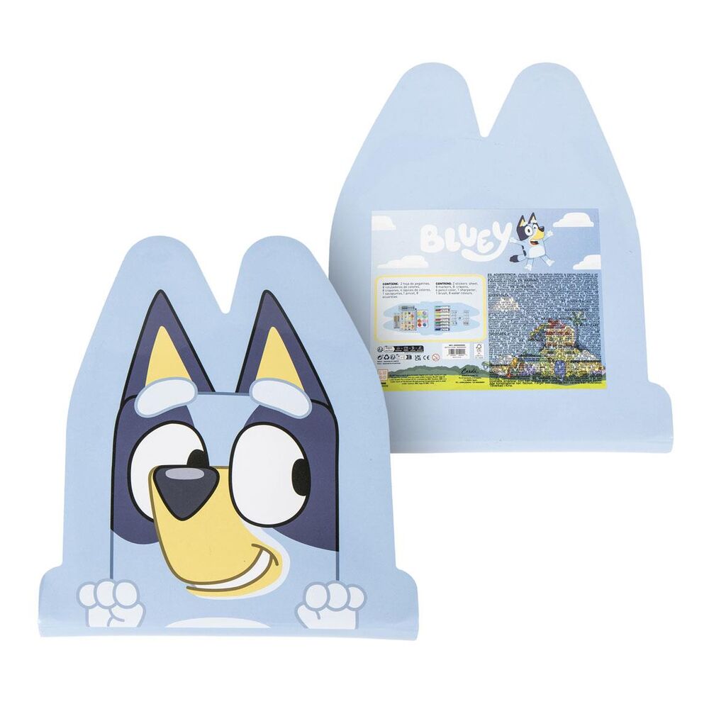 Bluey colorable stationery set