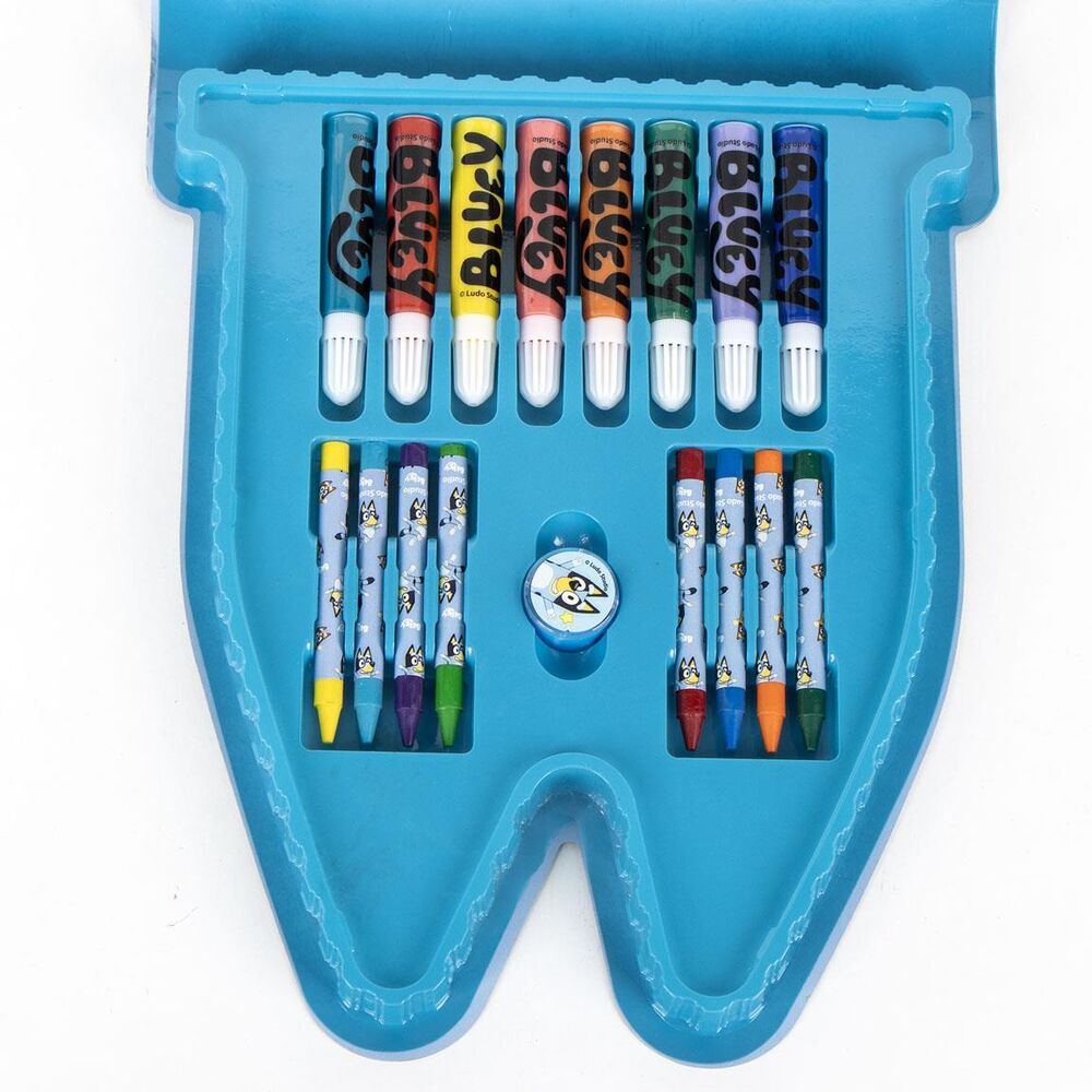 Bluey colorable stationery set