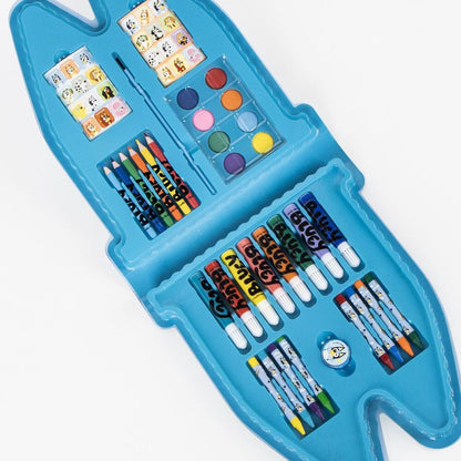 Bluey colorable stationery set
