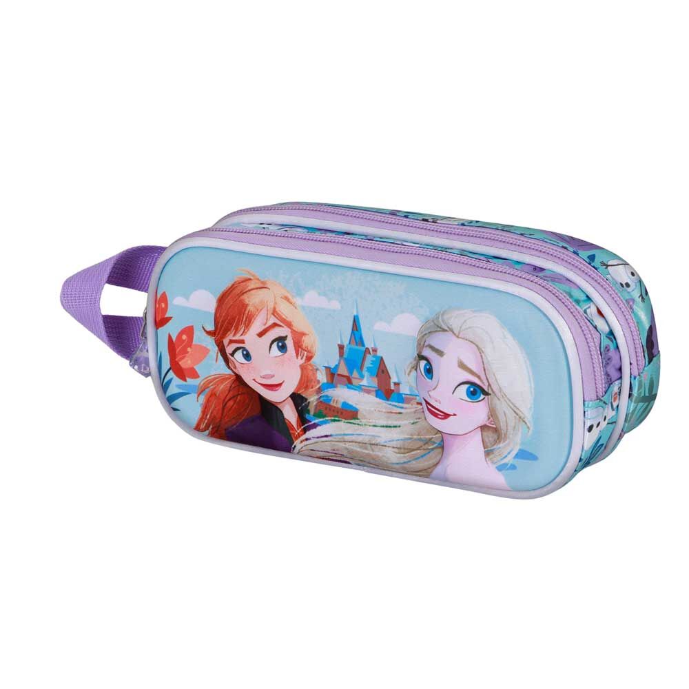 3d spring frozen 2 disney double pencil case