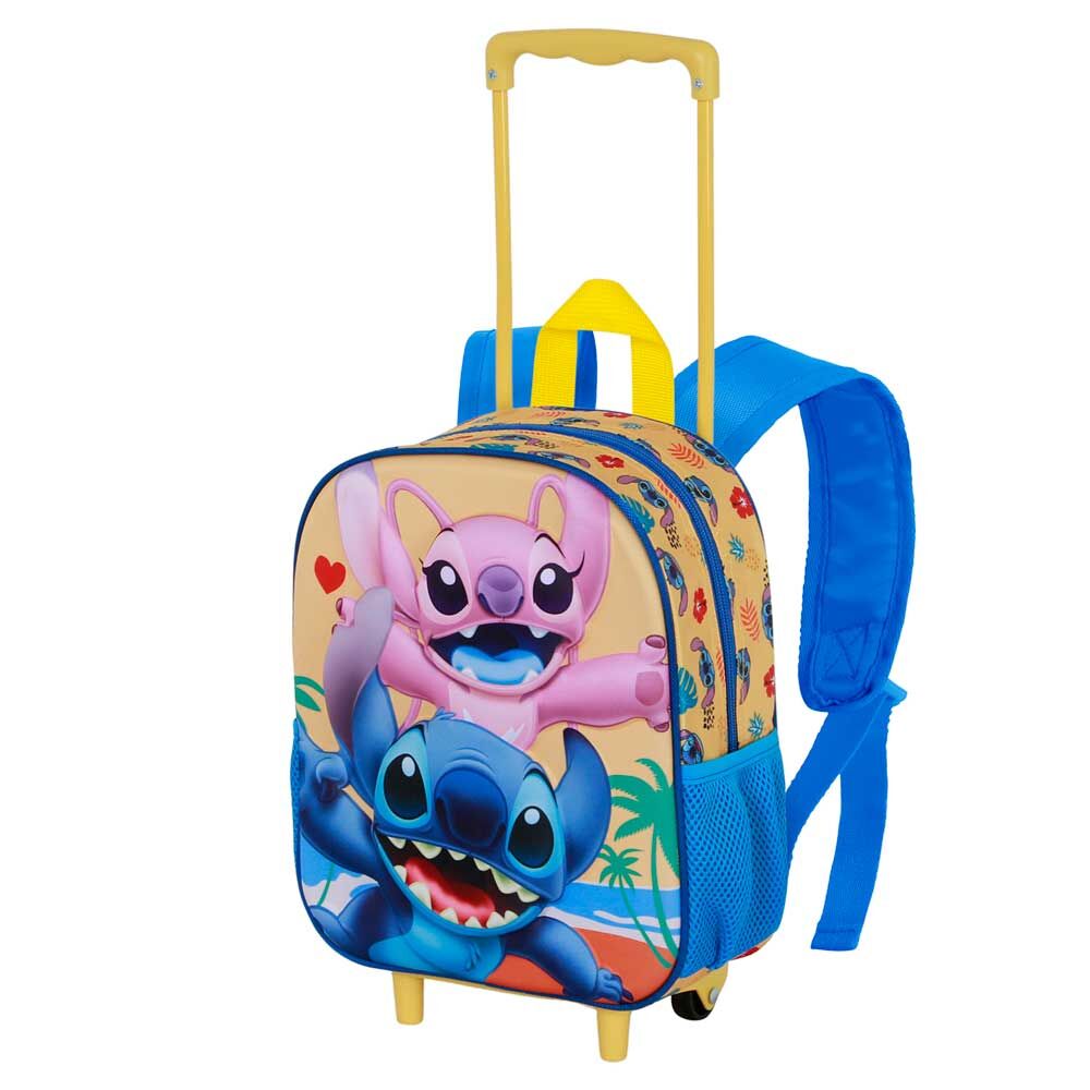 disney ocean stitch 3d trolley 34cm