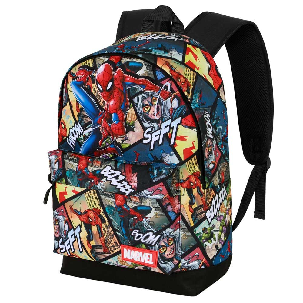 panels spiderman marvel backpack 44cm adaptable