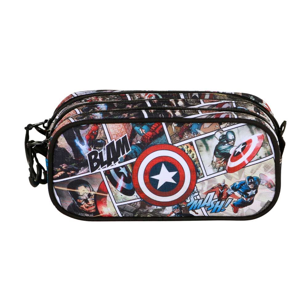 Comic Captain America Marvel triple carryall