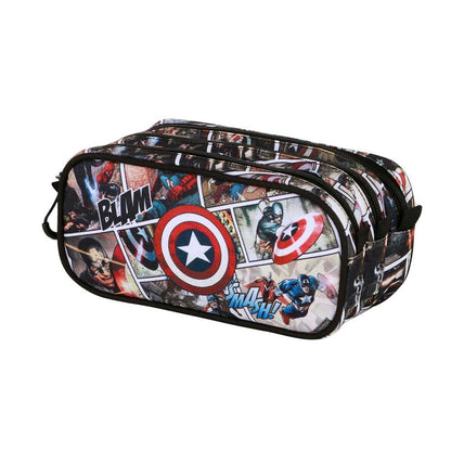 Comic Captain America Marvel triple carryall