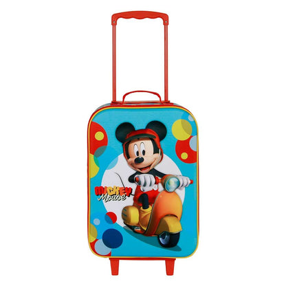 Mala de viagem Mickey Disney 3D Scooter de 52 cm