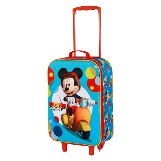 mickey disney 3d scooter trolley suitcase 52cm