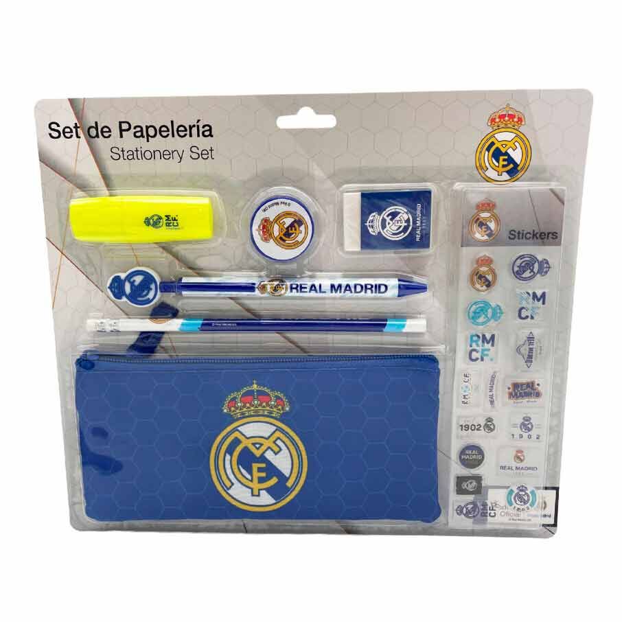 real madrid stationery set  7 pieces