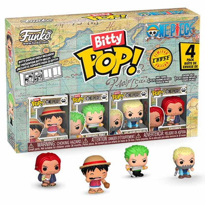 blister 4 figures bitty pop one piece luffy