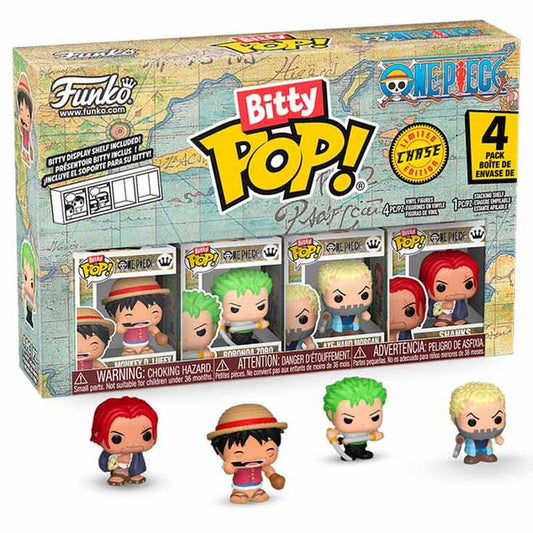 blister 4 figures bitty pop one piece luffy