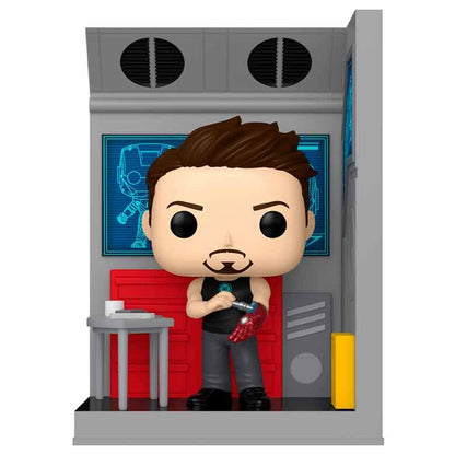 Figur POP Nooks Marvel Tony Stark in seiner Werkstatt