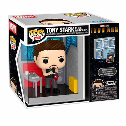 figure pop nooks marvel tony stark in his workshop