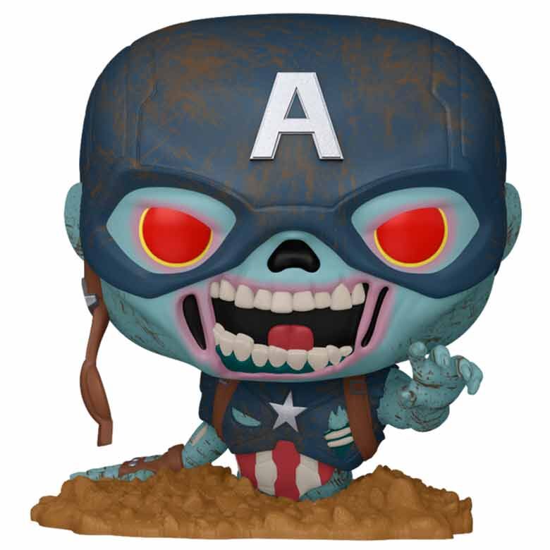marvel pop figure  marvel zombies captain america