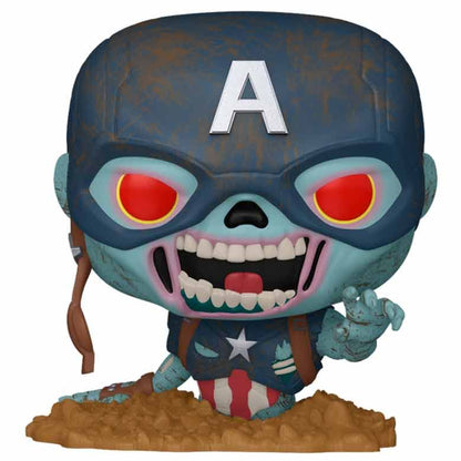 marvel pop figure  marvel zombies captain america